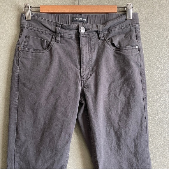 Toad&Co grey pants | size 6| organic cotton - Picture 2 of 11